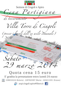 Cena Partigiana 2014